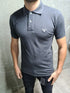 Gant Polo Shirt גאנט חולצת צווארון צבע אפור